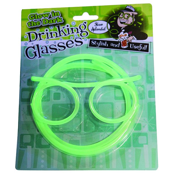 Drinking Straw Glasses, Glow in the Dark